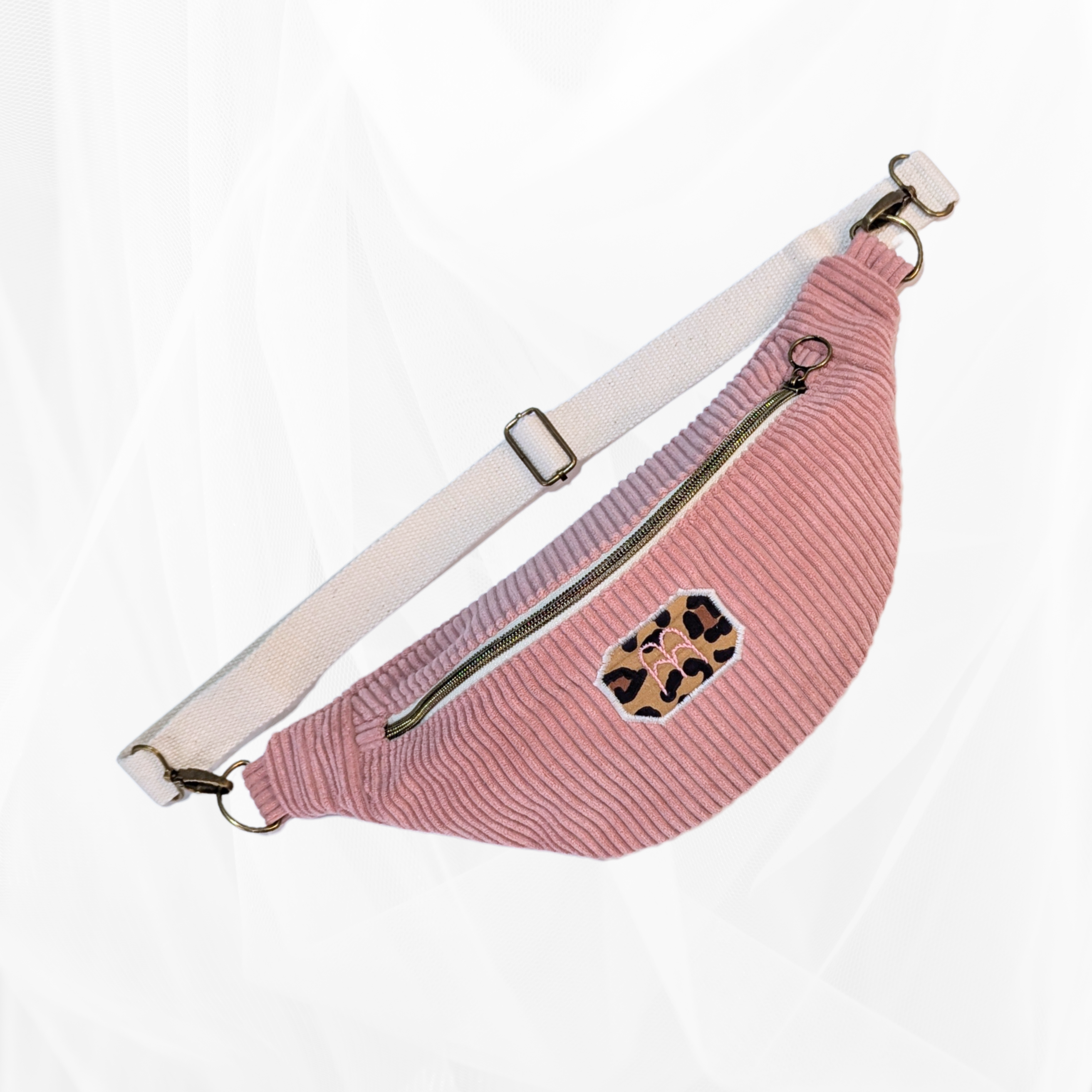 Banane Velours côtelé rose Atelier Maellem