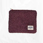 Pochette zippée - bouclette bordeaux Atelier Maellem