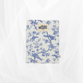 Housse de livre - Petit format - Imprimé poétique bleu Atelier Maellem