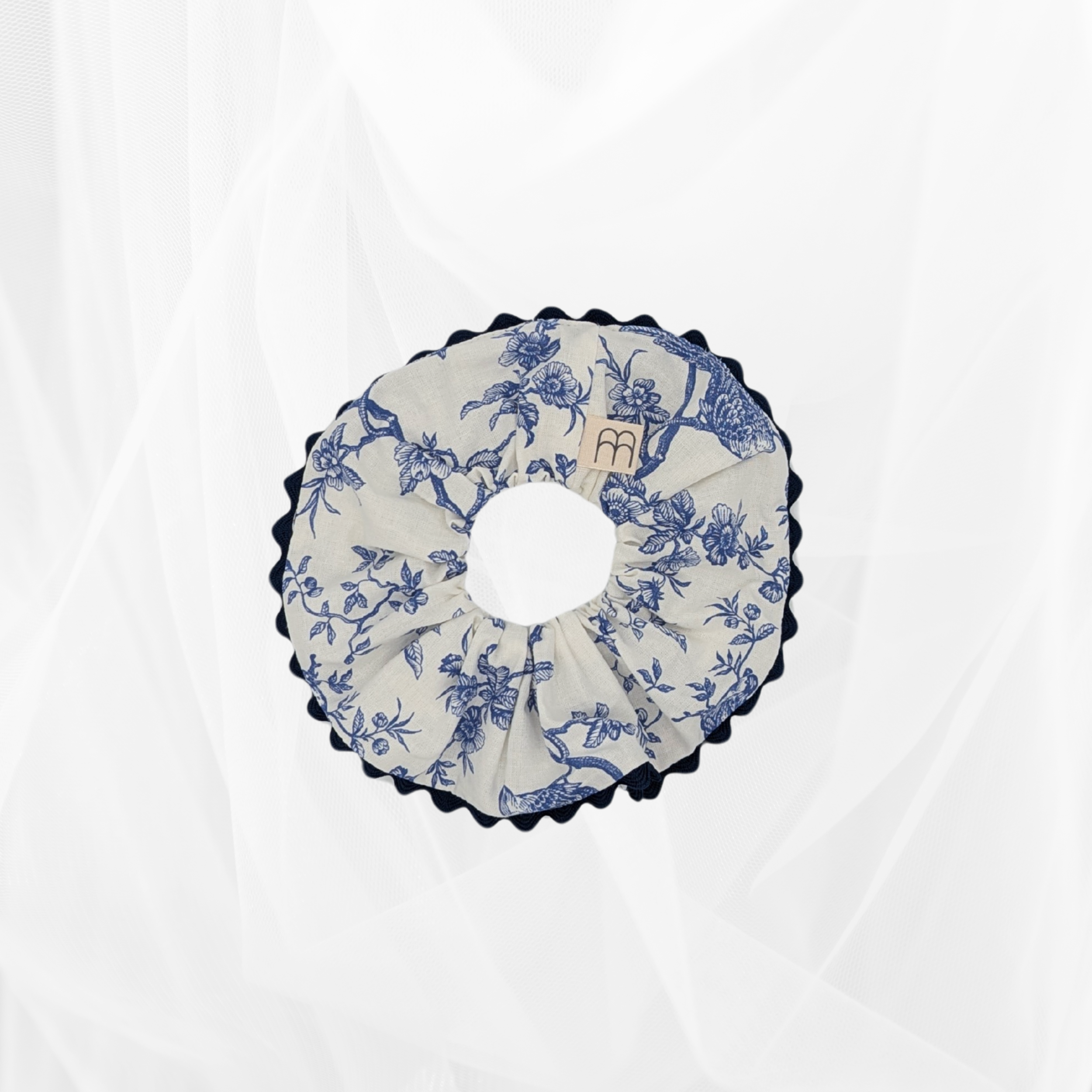 Chouchou - Imprimé poétique bleu & croquet marine Atelier Maellem
