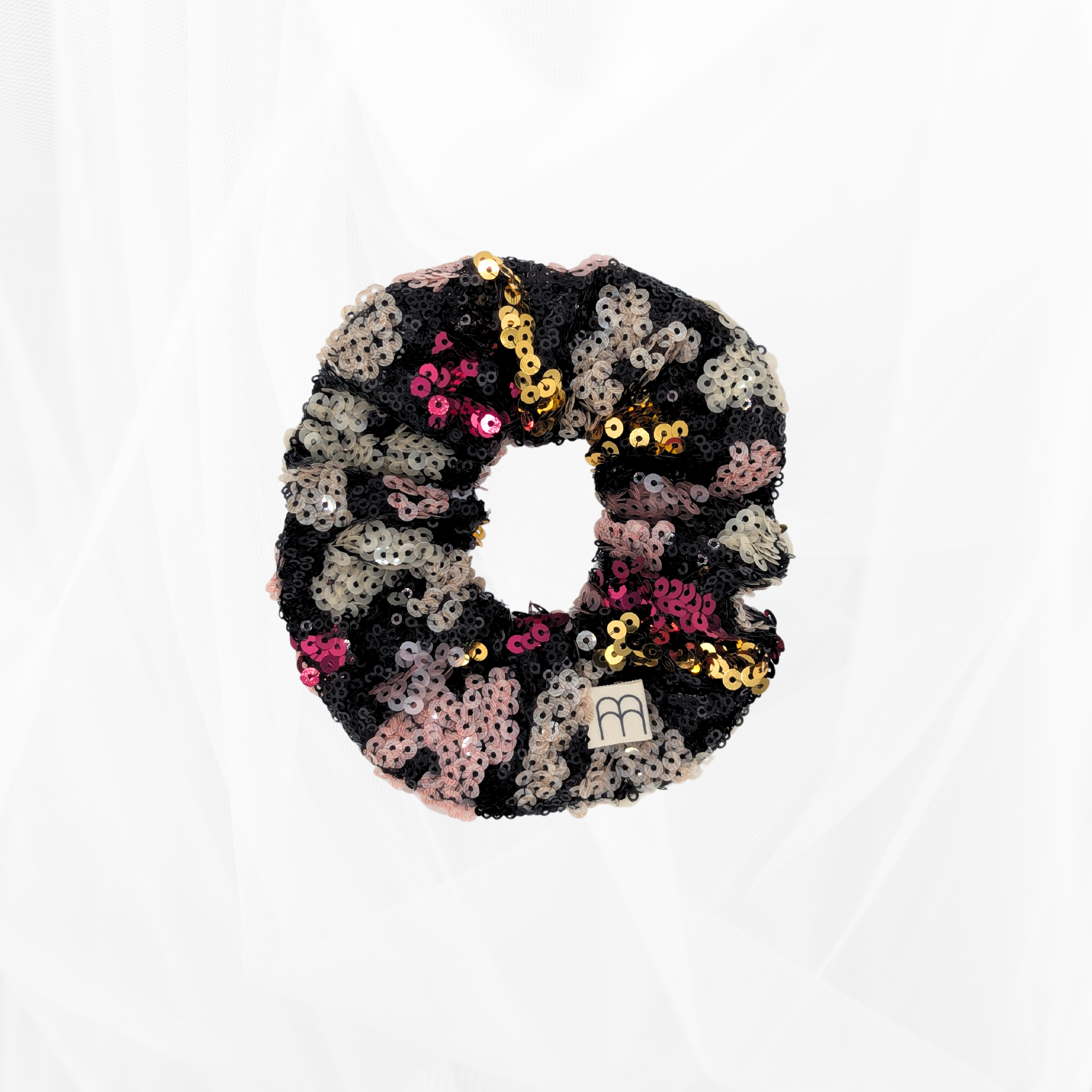 Chouchou - Sequin motif léopard Atelier Maellem