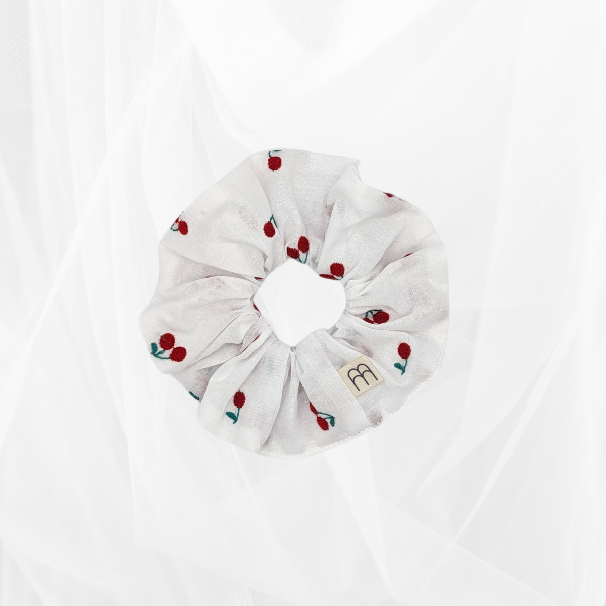 Chouchou - Broderie cerises Atelier Maellem