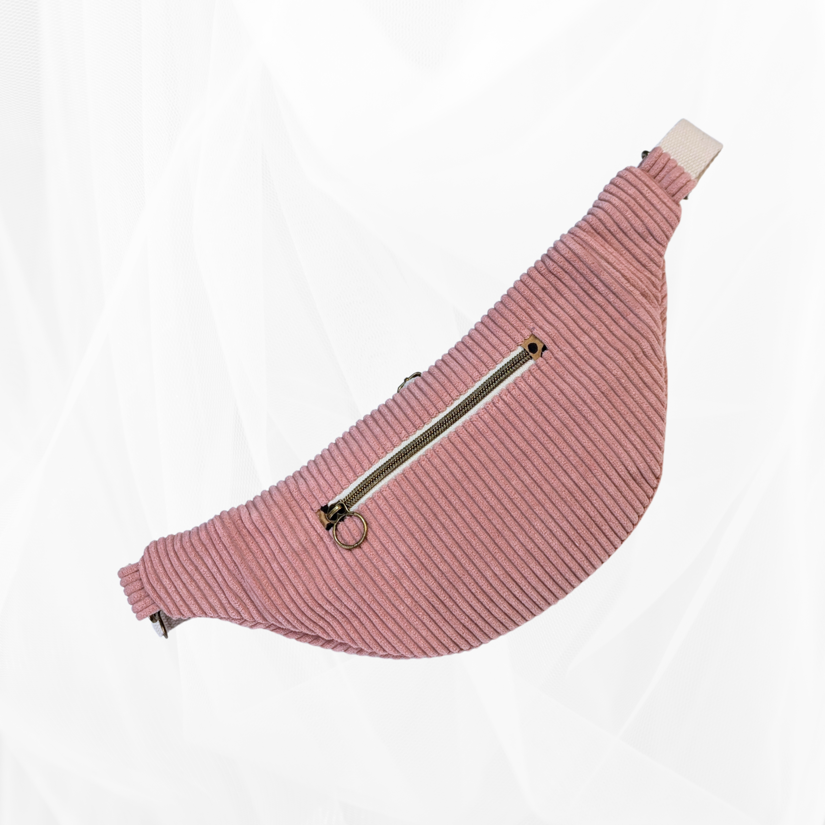 Banane Velours côtelé rose Atelier Maellem