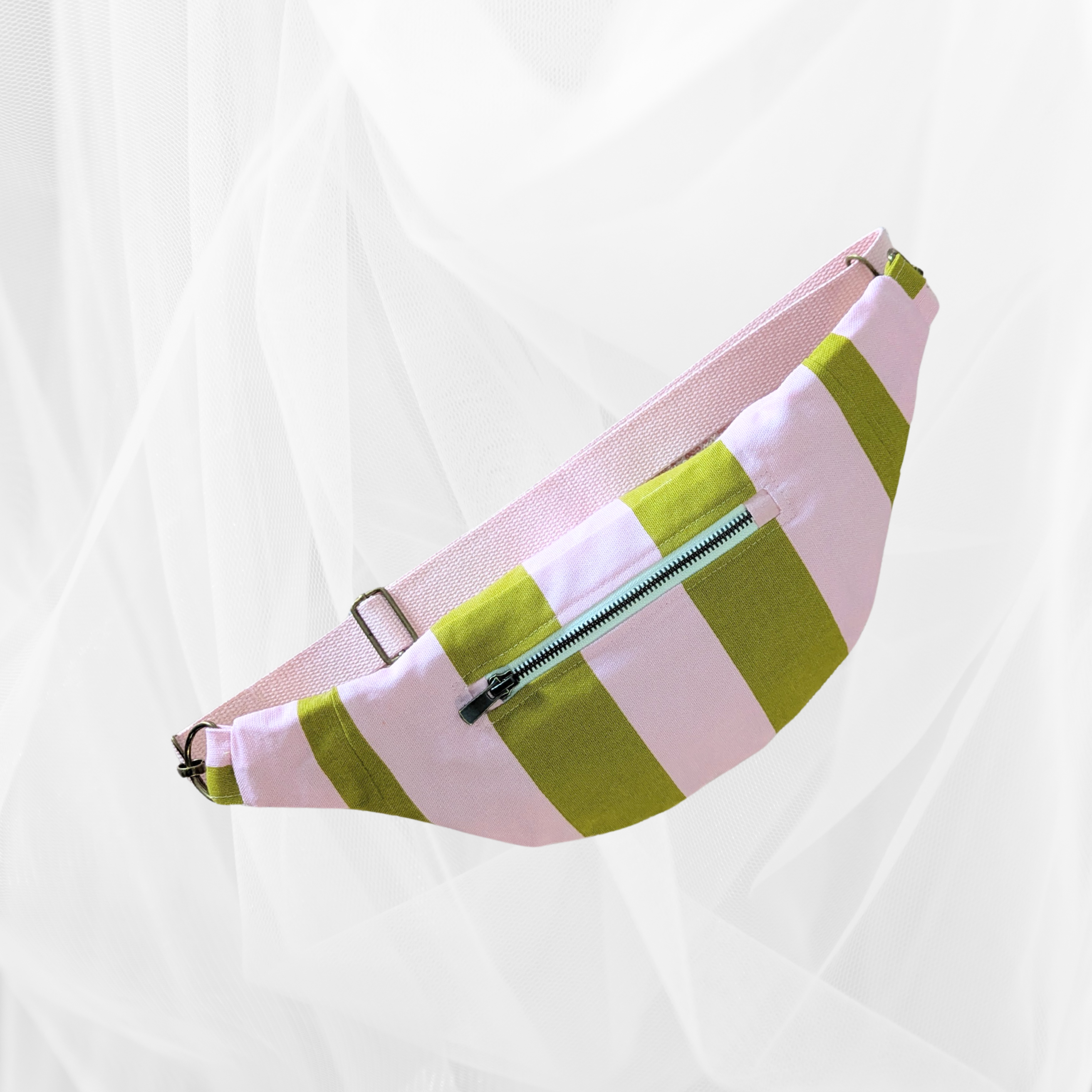 Banane - Rayure "Vert-rose" Atelier Maellem
