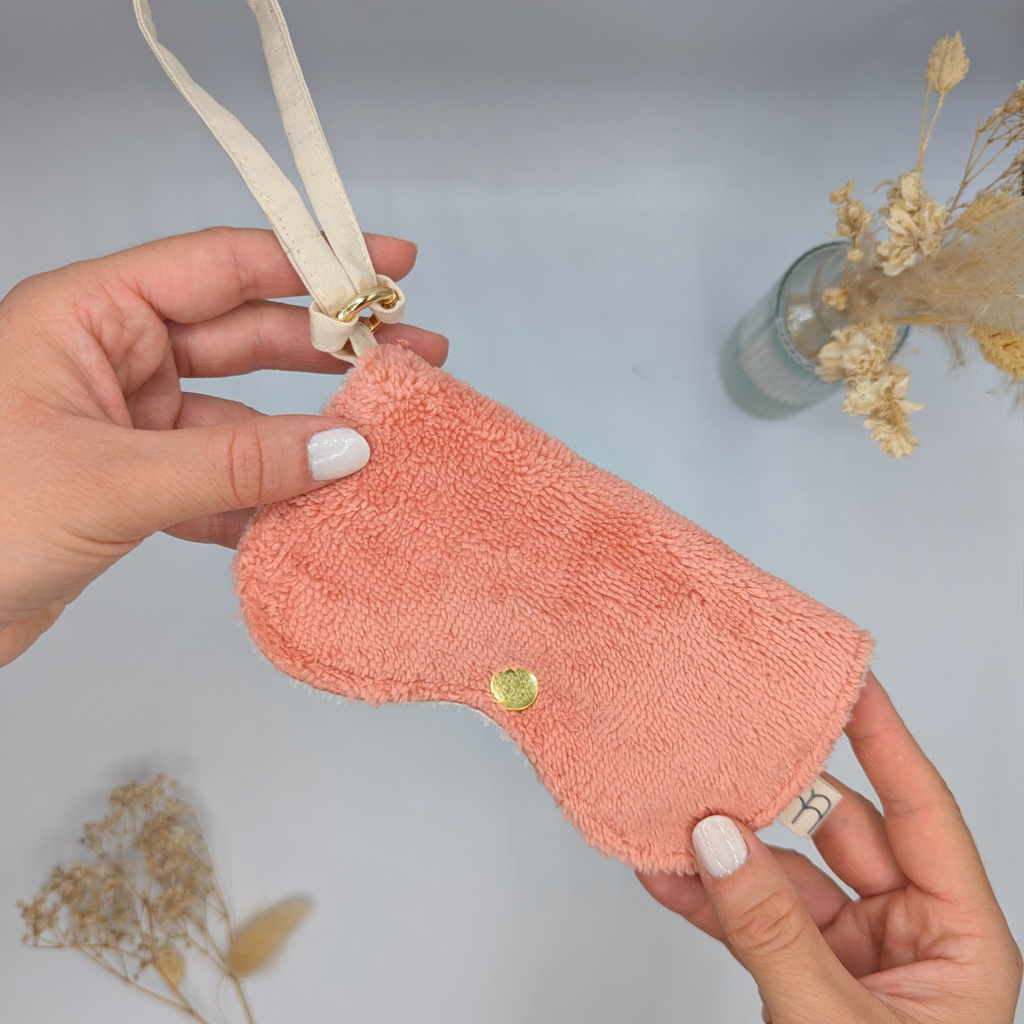 Protège-lunettes en tissu - Éponge corail Atelier Maellem