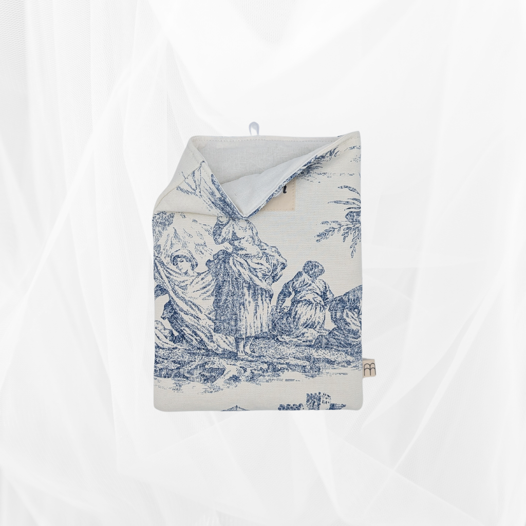 Housse de livre - Petit format - Toile de Jouy Atelier Maellem