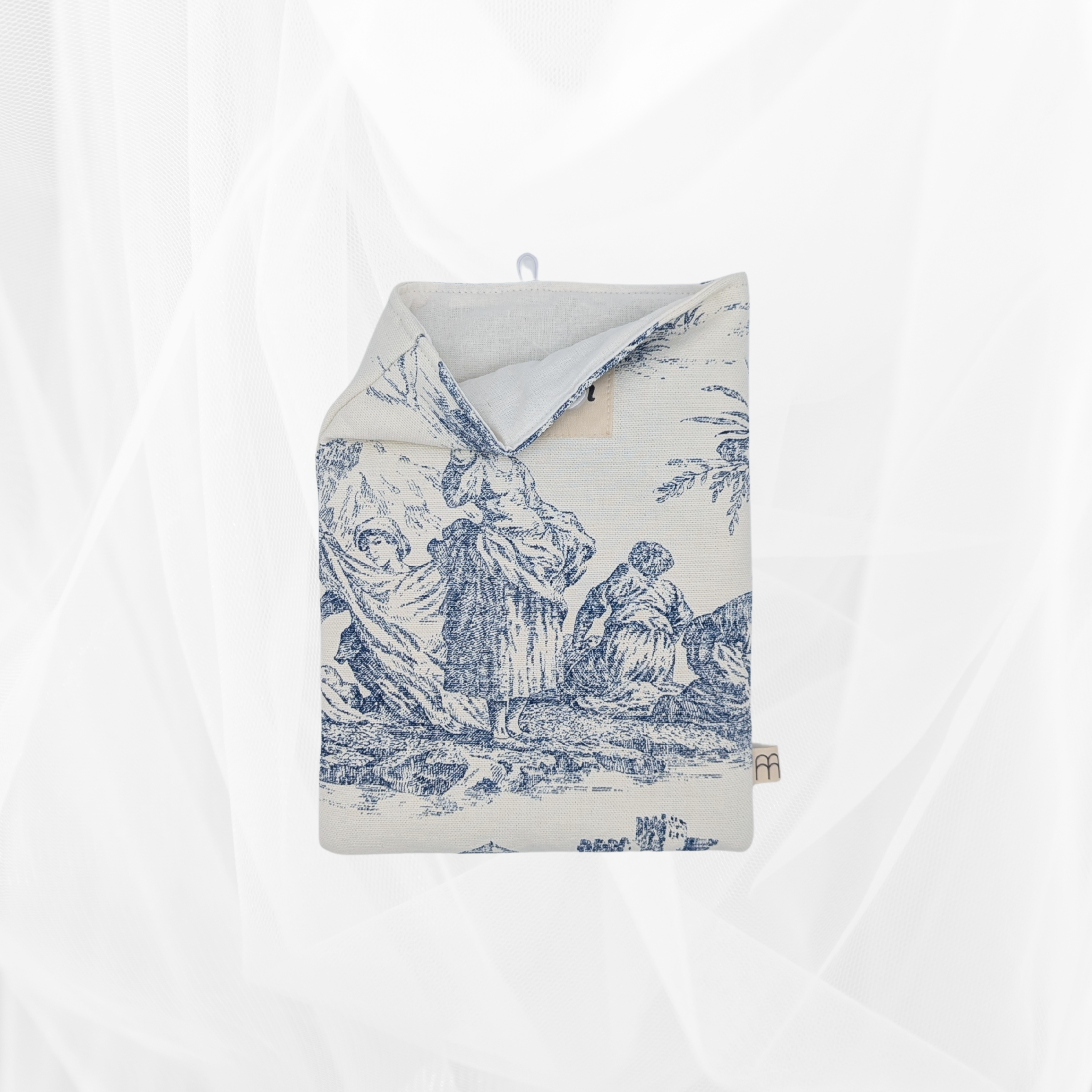 Housse de livre - Petit format - Toile de Jouy Atelier Maellem