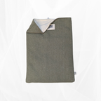 Housse de Livre - Grand Format - Toile Vert kaki Atelier Maellem