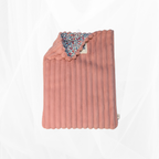 Housse de Livre - Grand Format - Velours large rose Atelier Maellem