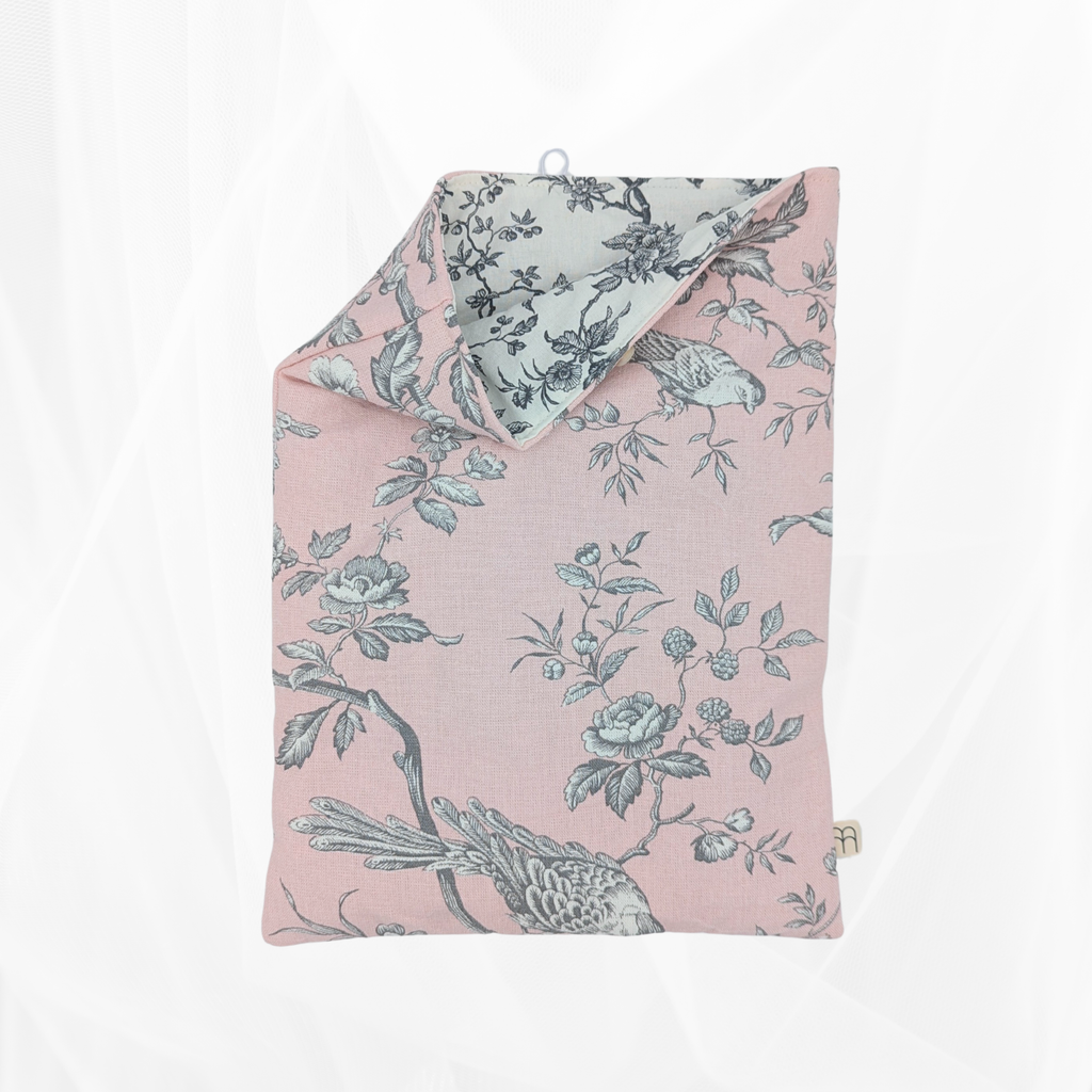 Housse de Livre - Grand Format - Poétique Rose Atelier Maellem