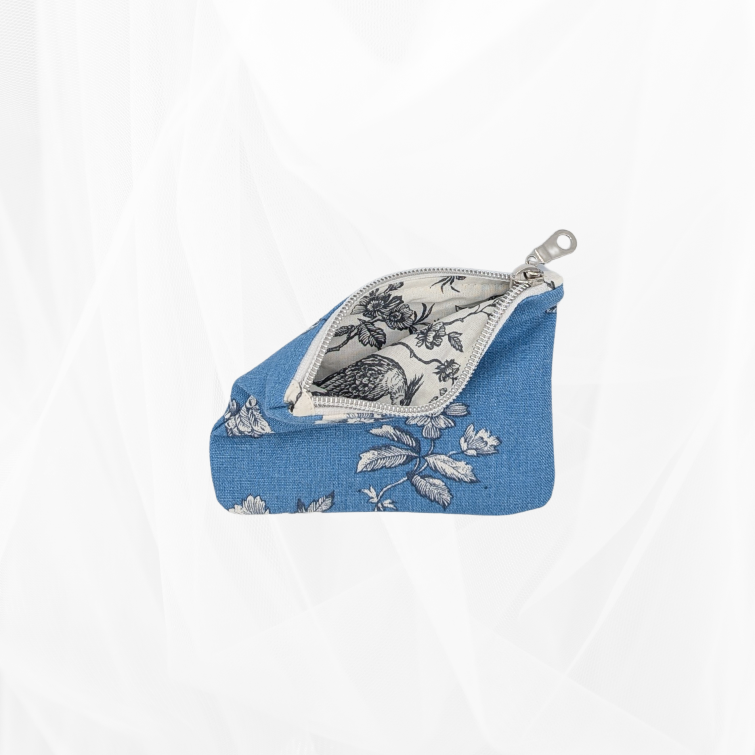 Porte-monnaie - Poétique Bleu Atelier Maellem