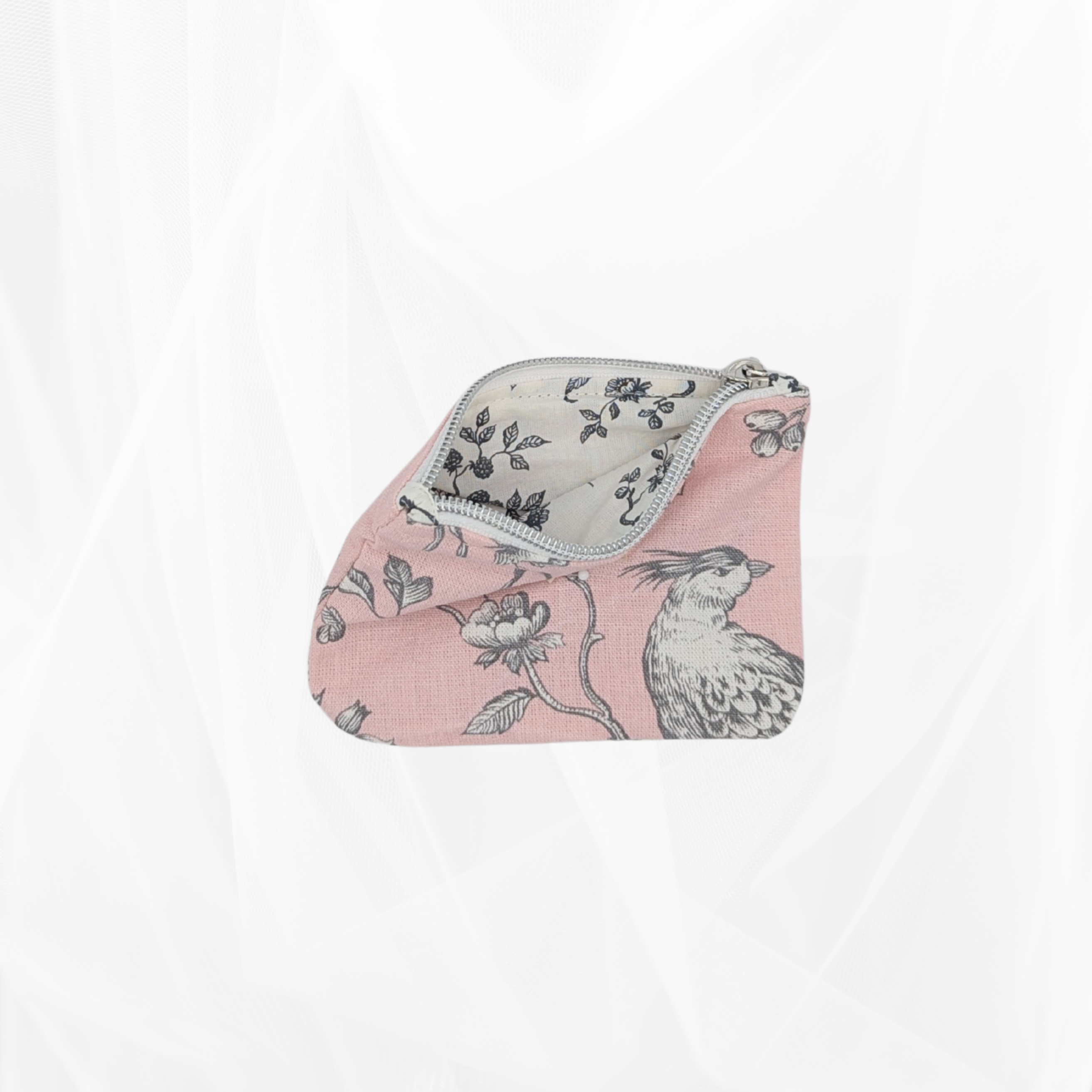 Porte-monnaie - Poétique Rose Atelier Maellem