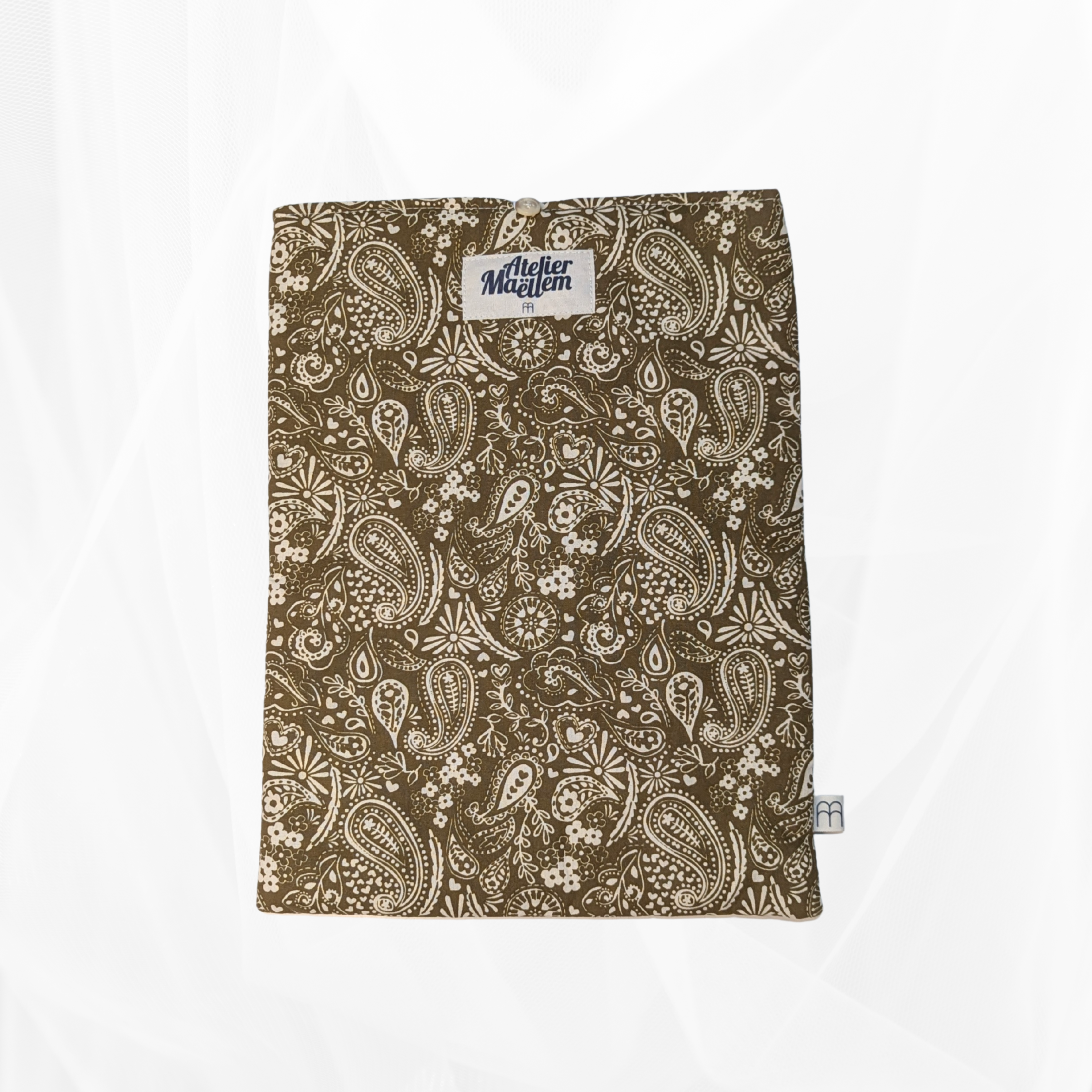 Housse de Livre - Grand Format - Floral vert Atelier Maellem