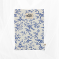 Housse de Livre - Grand Format - Imprimé poétique bleu Atelier Maellem