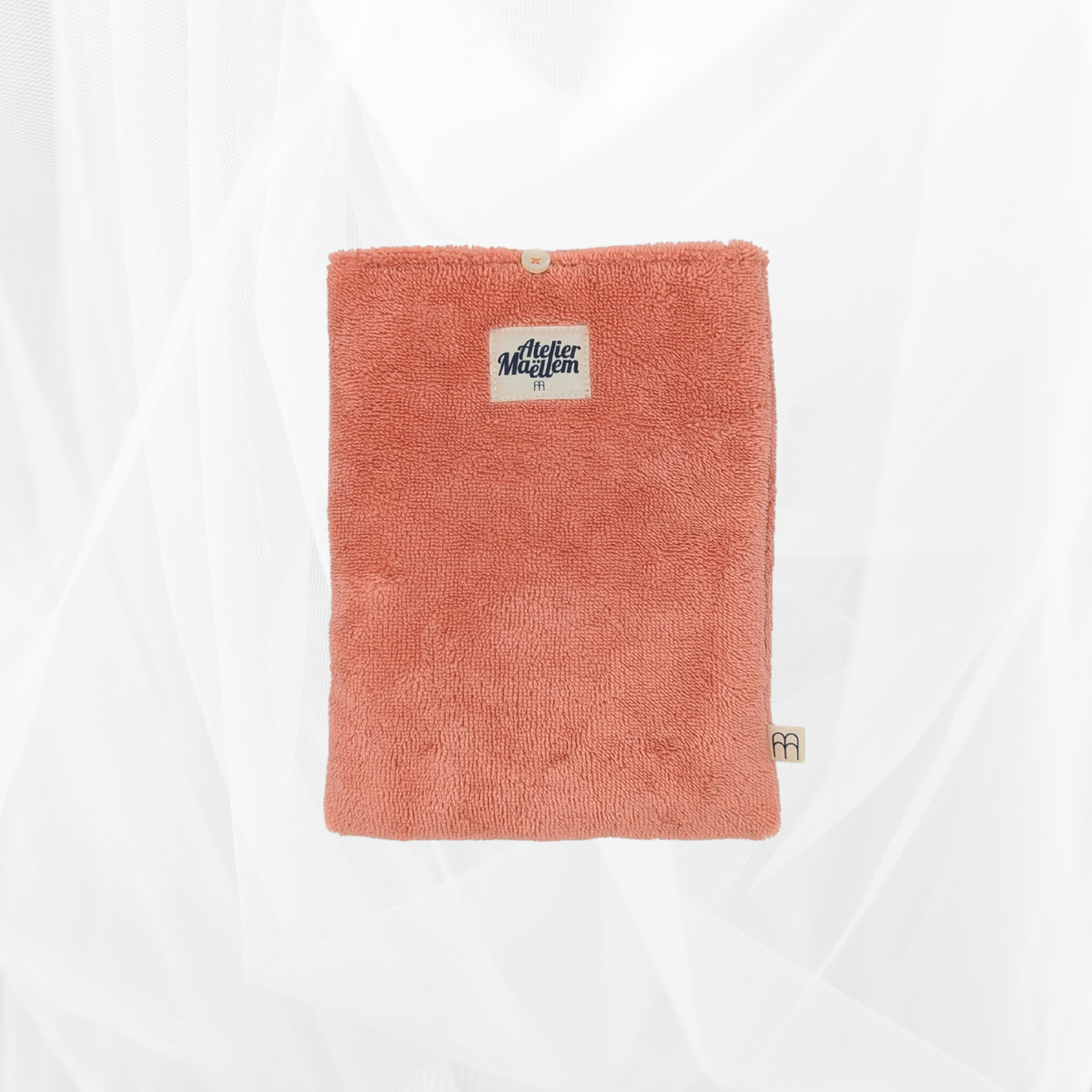 Housse de livre - Petit format - Éponge corail Atelier Maellem