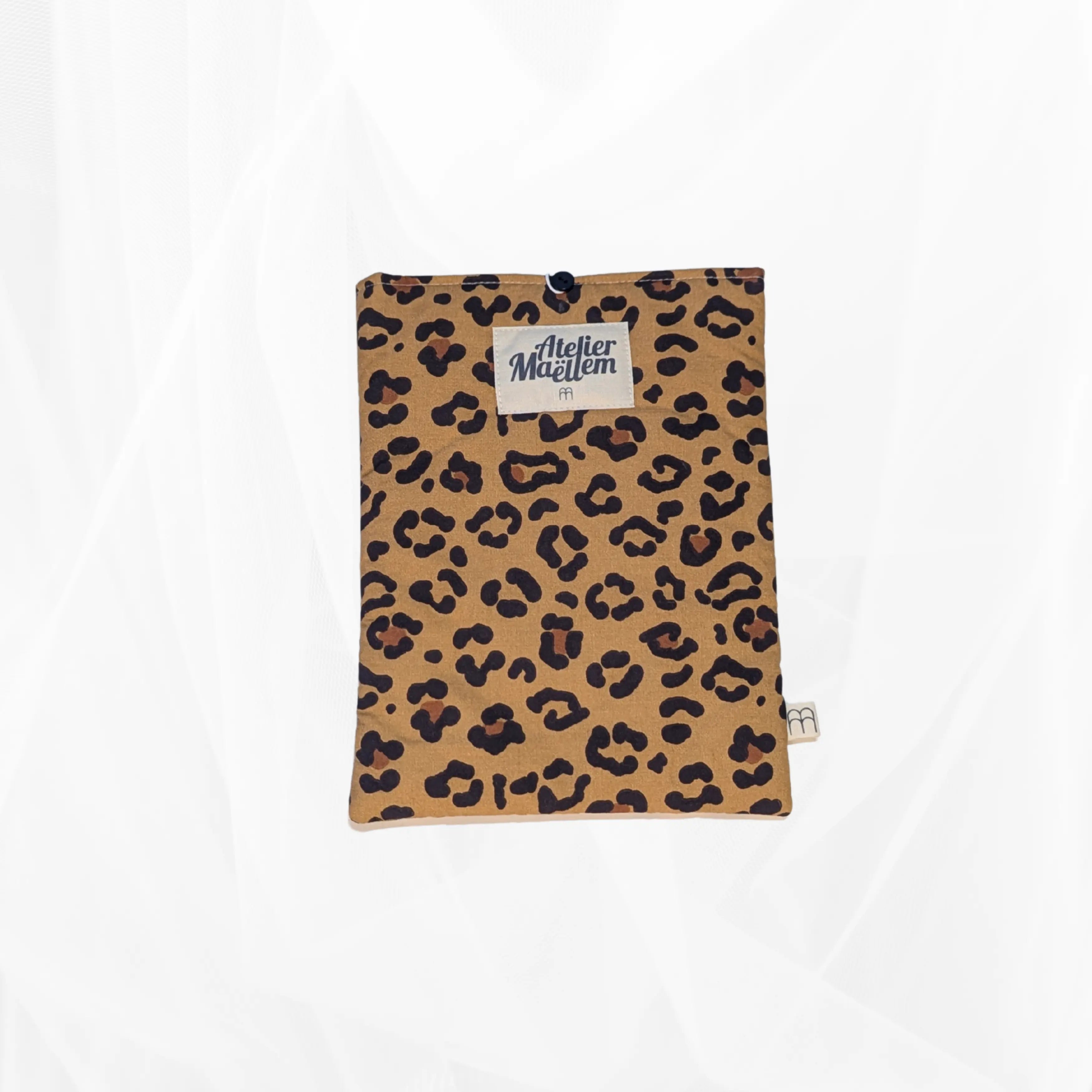 Housse de livre - Petit format - Léopard Atelier Maellem
