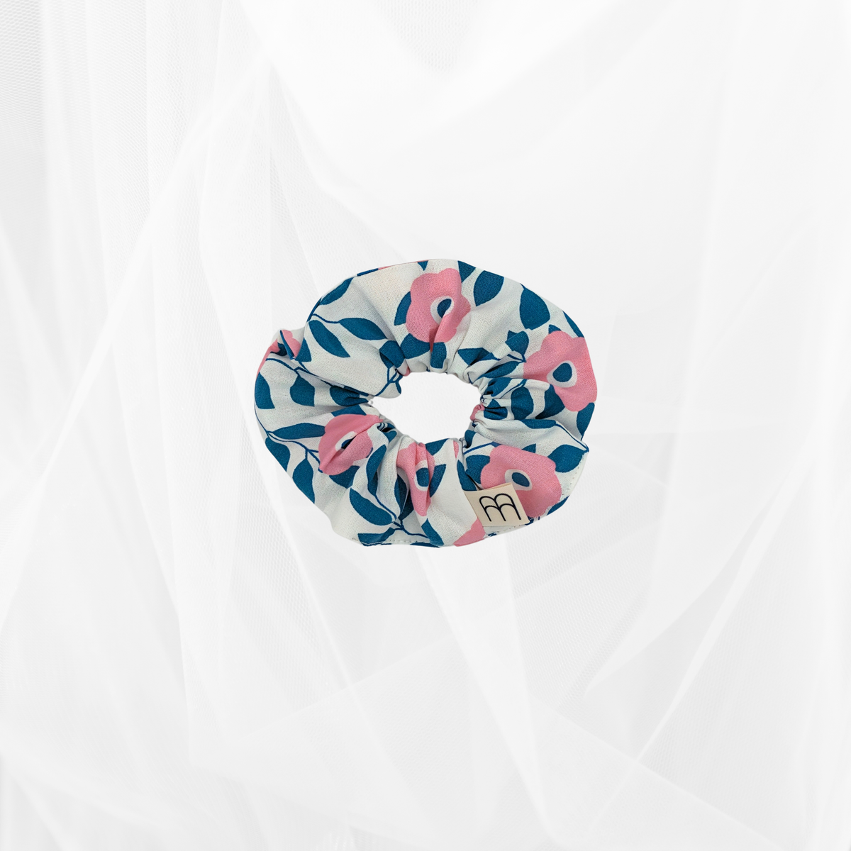 Mini Chouchou - Floral rose & turquoise Atelier Maellem