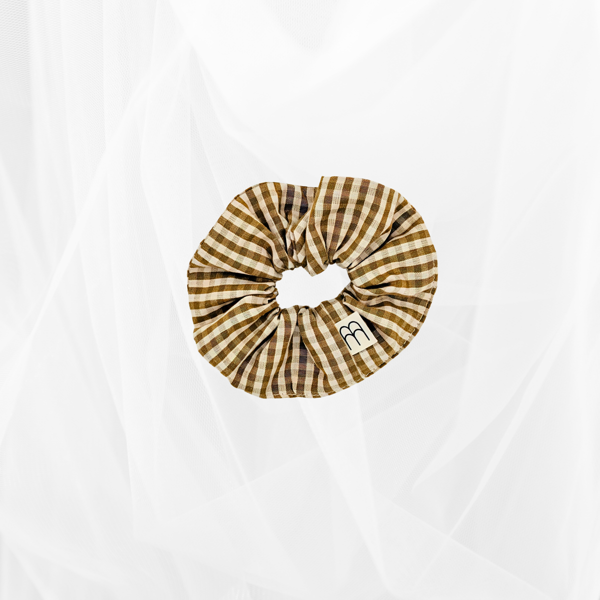 Mini Chouchou - Mini vichy camel & beige Atelier Maellem