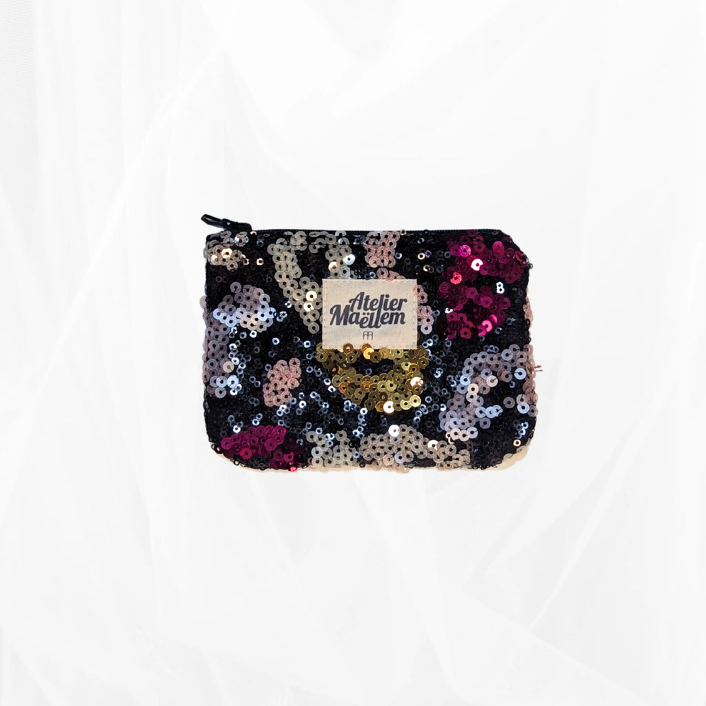 Porte-monnaie - Sequin léopard Atelier Maellem