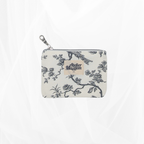 Porte-monnaie -  Imprimé poétique gris Atelier Maellem