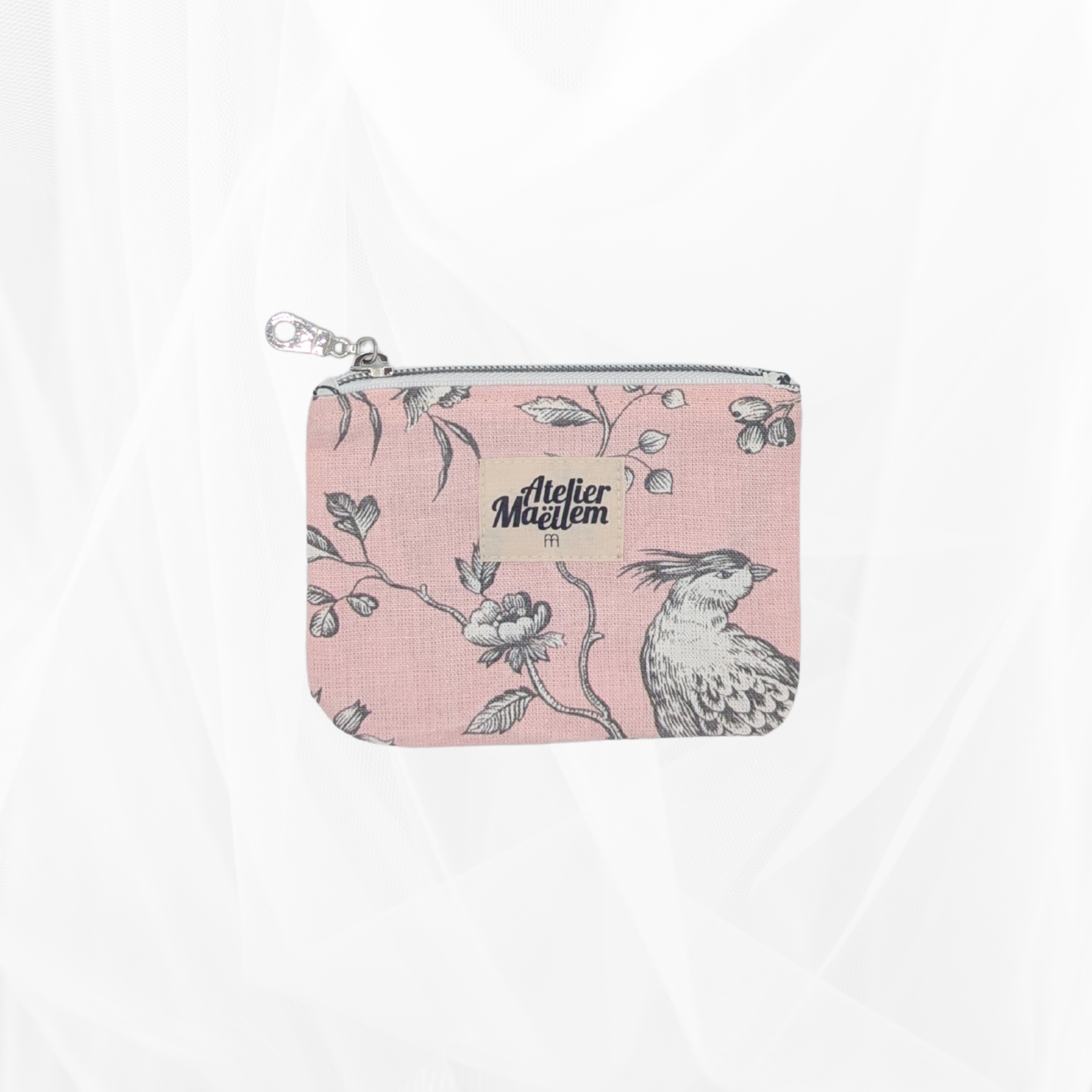 Porte-monnaie - Poétique Rose Atelier Maellem
