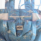 Sac cabas - L'Essentiel - Poétique bleu Atelier Maellem