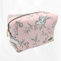 Trousse - Poétique rose & doublure poétique grise Atelier Maellem
