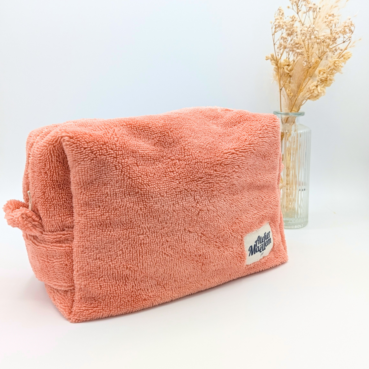 Trousse - Éponge Rose corail Atelier Maellem