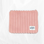 Pochette zippée - Velours large rose Atelier Maellem